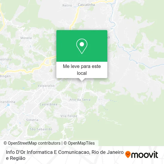 Info D'Or Informatica E Comunicacao mapa