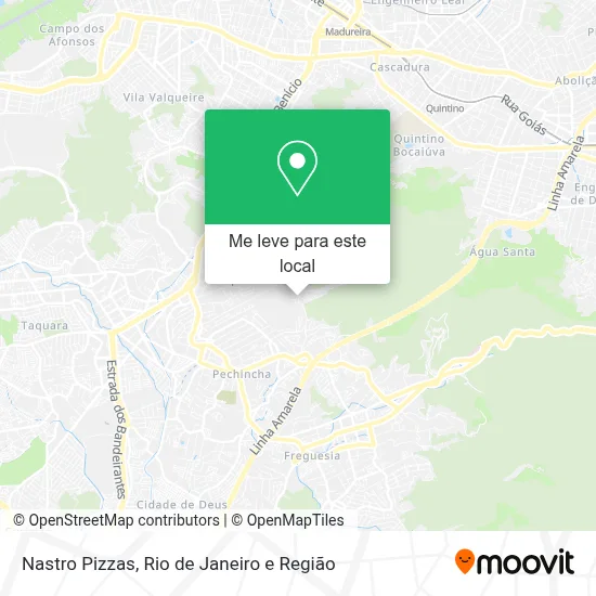 Nastro Pizzas mapa