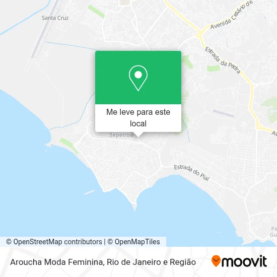 Aroucha Moda Feminina mapa