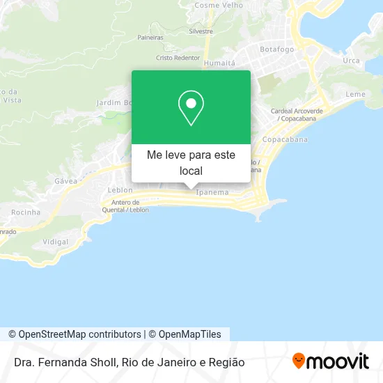 Dra. Fernanda Sholl mapa