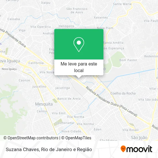 Suzana Chaves mapa