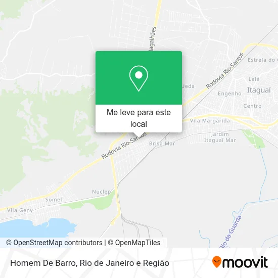 Homem De Barro mapa