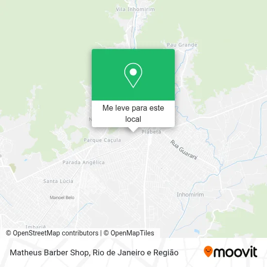 Matheus Barber Shop mapa