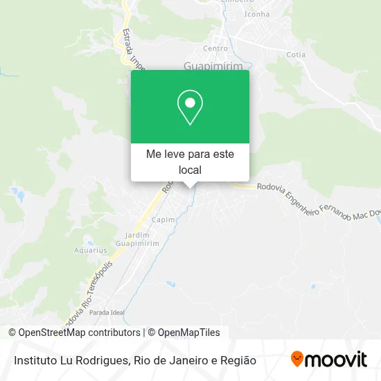 Instituto Lu Rodrigues mapa