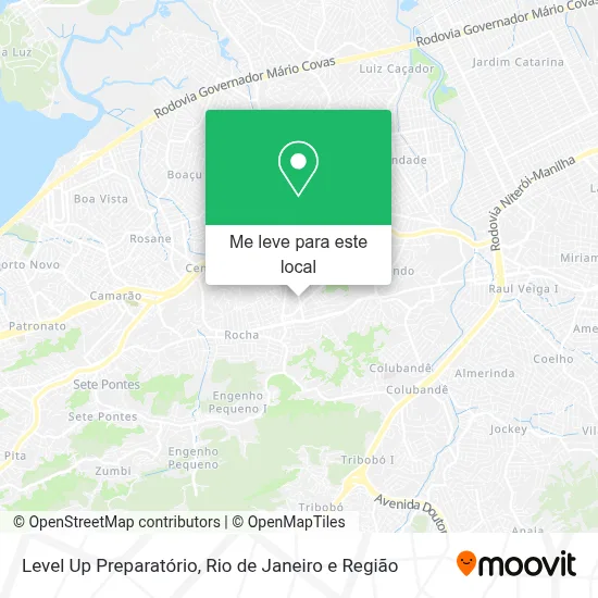 Level Up Preparatório mapa