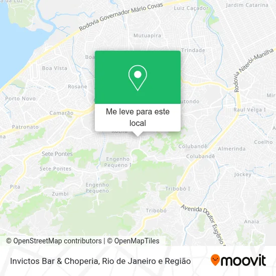 Invictos Bar & Choperia mapa