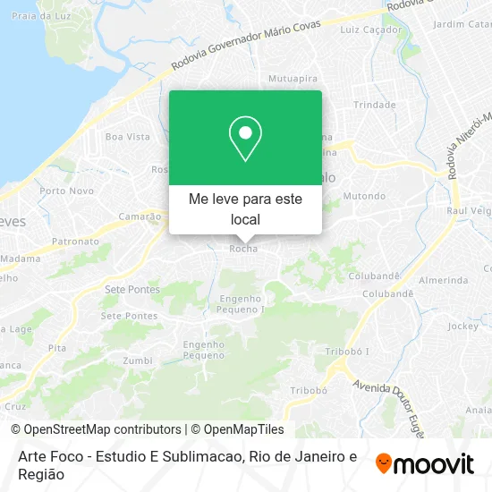 Arte Foco - Estudio E Sublimacao mapa