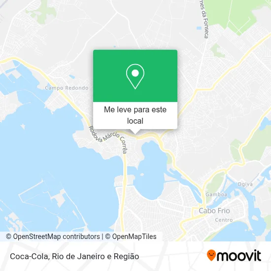 Coca-Cola mapa
