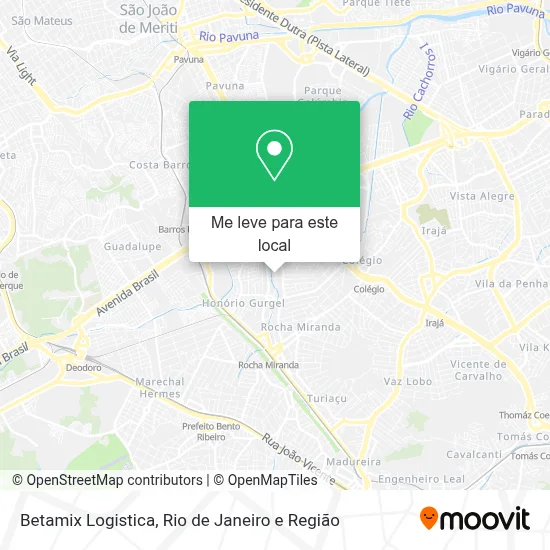 Betamix Logistica mapa