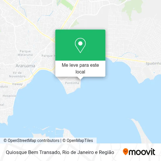 Quiosque Bem Transado mapa