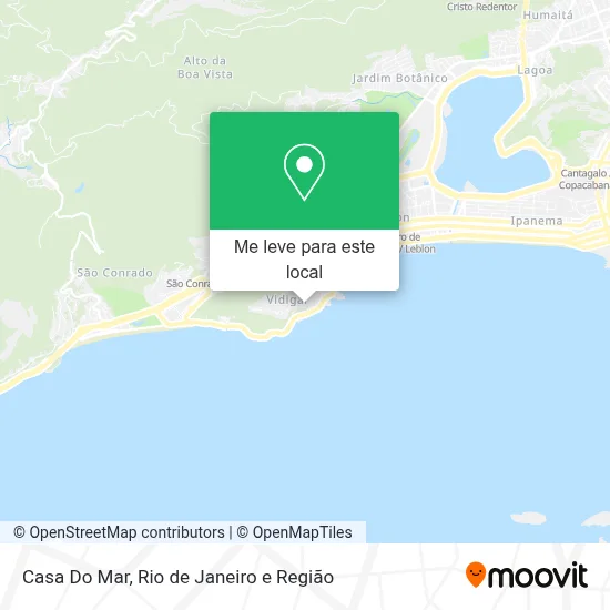 Casa Do Mar mapa