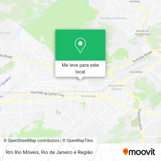 Rm Rio Móveis mapa