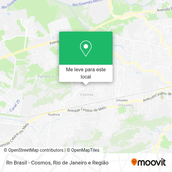 Rn Brasil - Cosmos mapa