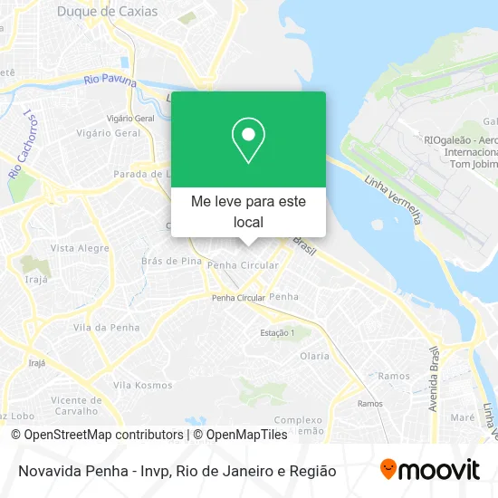 Novavida Penha - Invp mapa