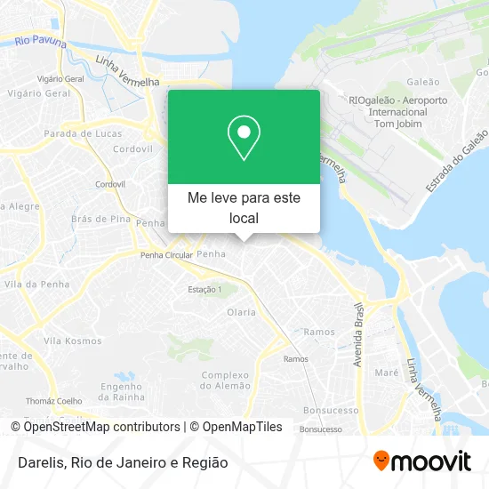 Darelis mapa