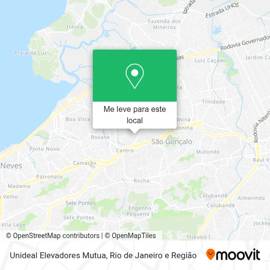 Unideal Elevadores Mutua mapa