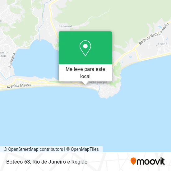Boteco 63 mapa