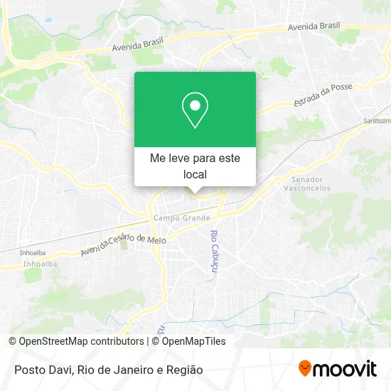 Posto Davi mapa