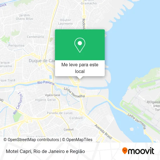 Motel Capri mapa