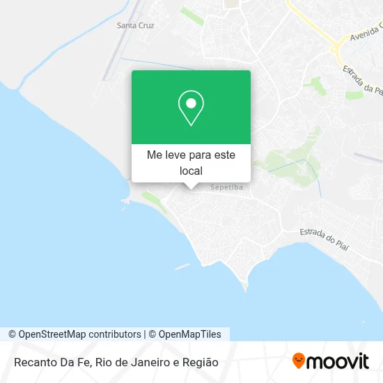 Recanto Da Fe mapa