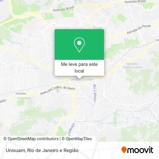 Unisuam mapa