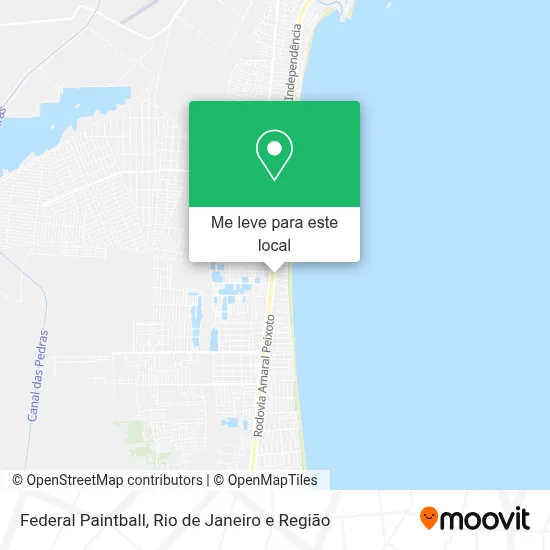 Federal Paintball mapa
