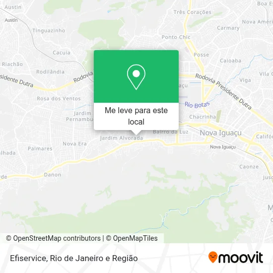 Efiservice mapa