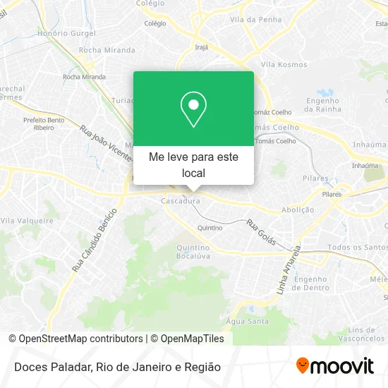 Doces Paladar mapa