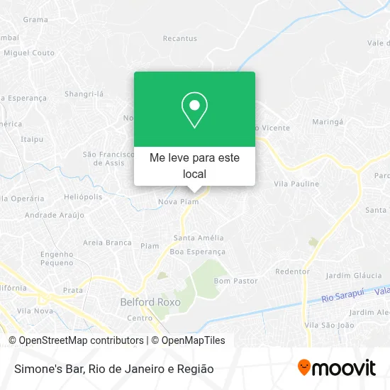 Simone's Bar mapa