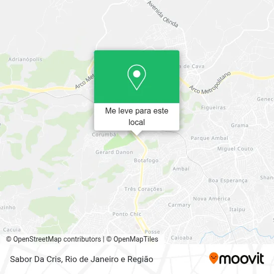Sabor Da Cris mapa