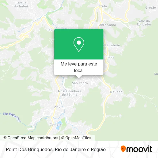 Point Dos Brinquedos mapa