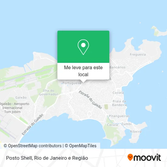 Posto Shell mapa