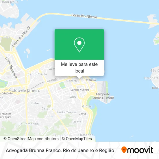 Advogada Brunna Franco mapa