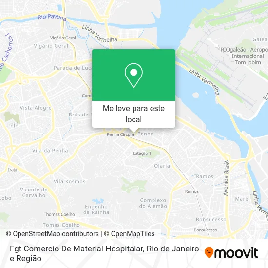 Fgt Comercio De Material Hospitalar mapa