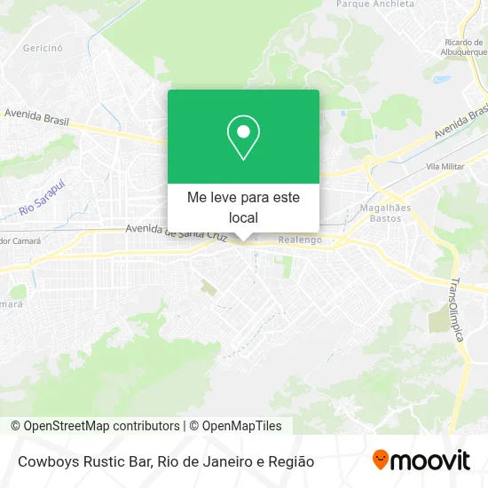 Cowboys Rustic Bar mapa