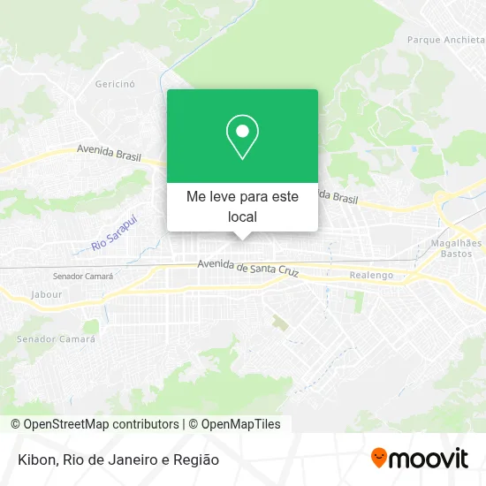Kibon mapa