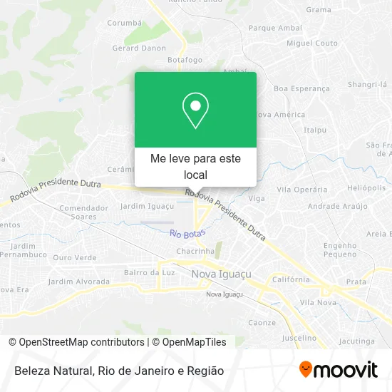 Beleza Natural mapa