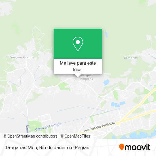 Drogarias Mep mapa
