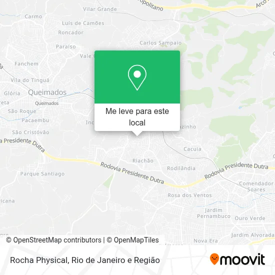 Rocha Physical mapa