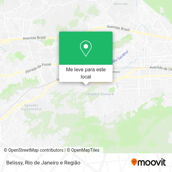 Belissy mapa