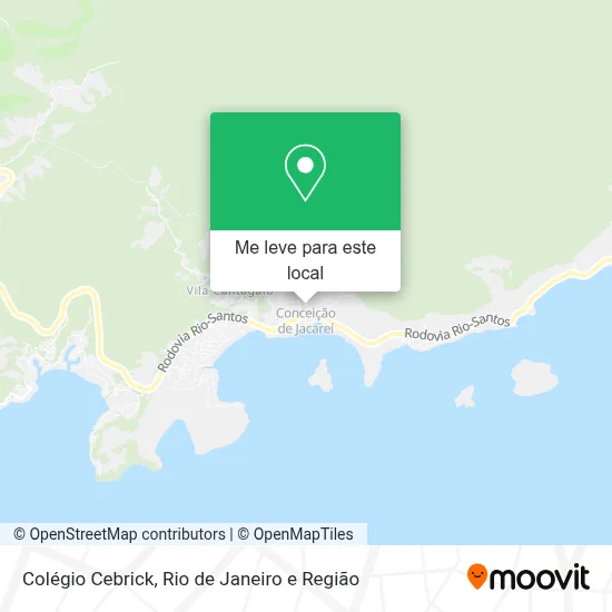 Colégio Cebrick mapa