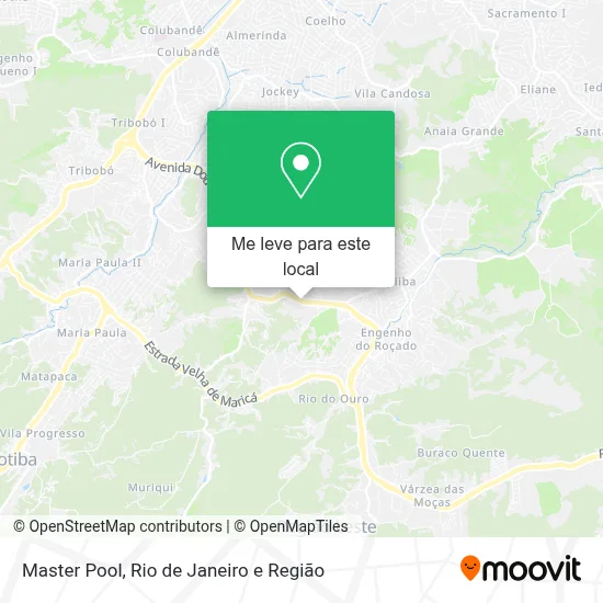 Master Pool mapa