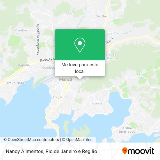 Nandy Alimentos mapa