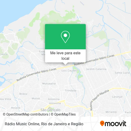 Rádio Music Online mapa
