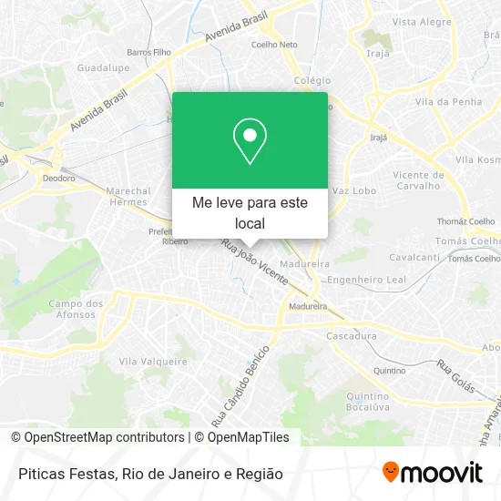 Piticas Festas mapa