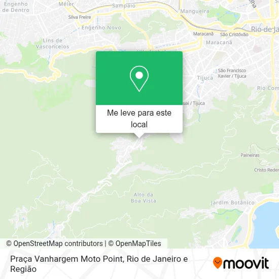 Praça Vanhargem Moto Point mapa