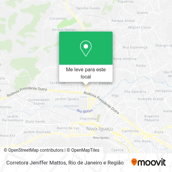 Corretora Jeniffer Mattos mapa