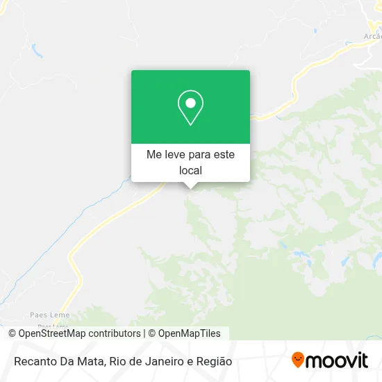 Recanto Da Mata mapa