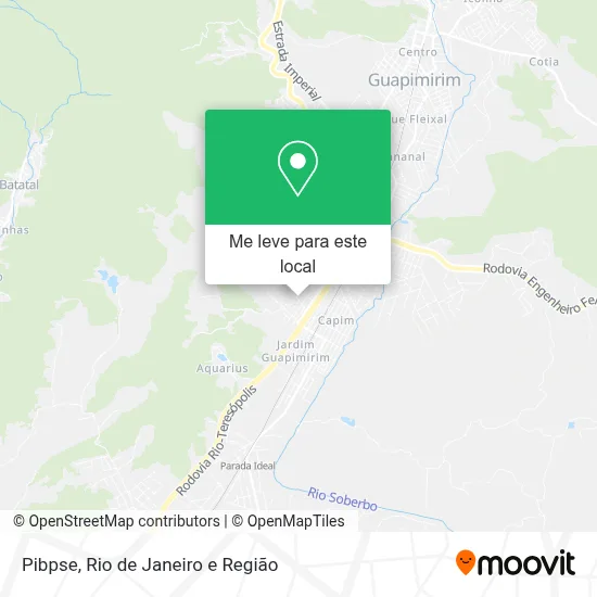 Pibpse mapa