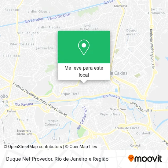Duque Net Provedor mapa